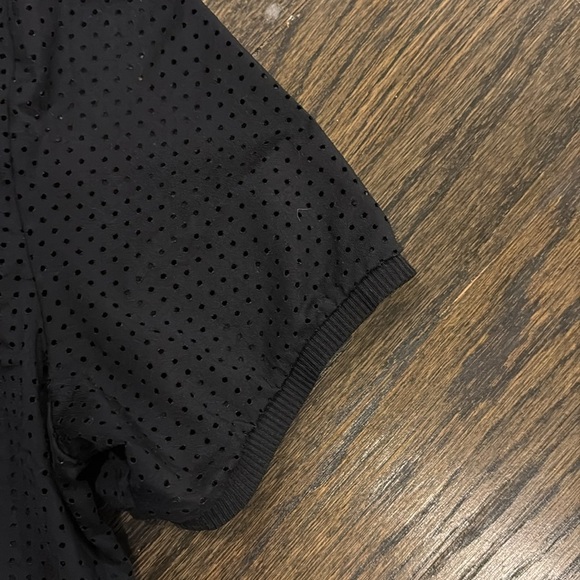 Black Perforated Women's Top by Joy Lab (size small) - Picture 3 of 5